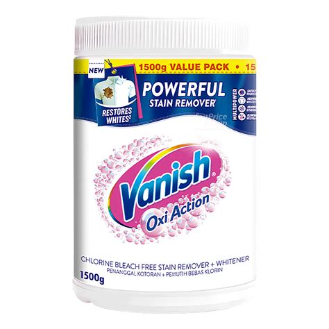 Vanish Powder Fabric Stain Remover - Oxi Action (Crystal White) | NTUC
