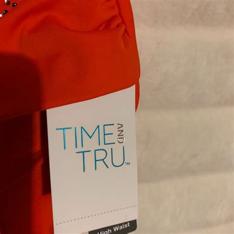 Time And Tru Swim Nwt Time And Tru Red Beaded High Rise Bikini