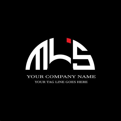 Mls Letter Logo Creative Design With Vector Graphic 8047590 Vector Art