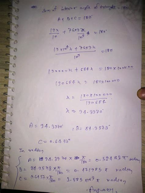 1 In A Triangle One Angle Contains As Many Grades As Another Contains Degrees And The Third