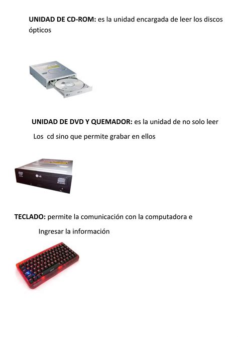 Partes Del Computador Pdf