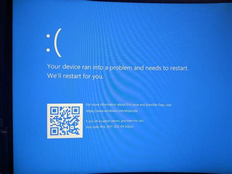 Pc Blue Screen Boot Loop R Pcbuild