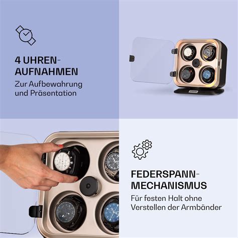 Klarstein Uhrenbeweger F R Uhren Automatik Uhrenbeweger F R Damen