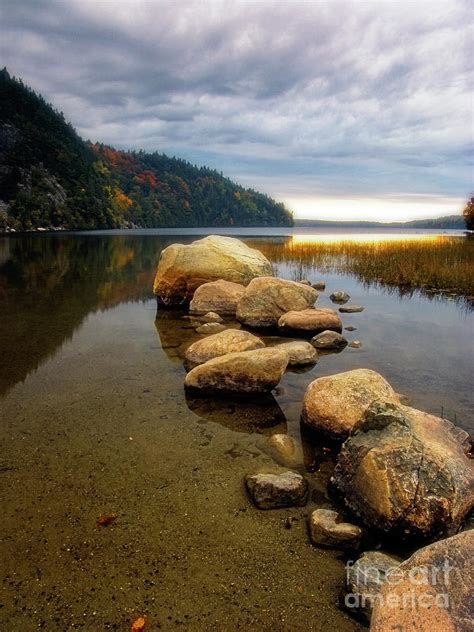 Tranquil Acadia Sunset Photograph By George Oze Fine Art America