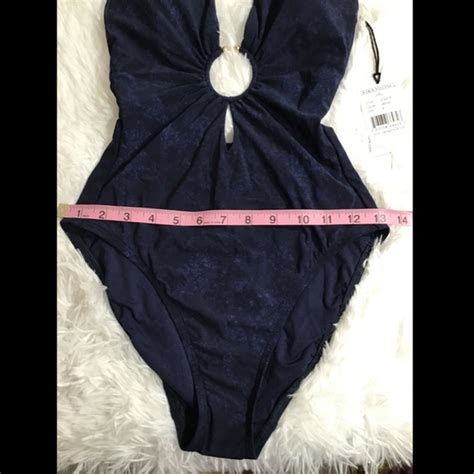 Robin Piccone Swim New Robin Piccone Ava Halter Plunge Onepiece Swim Poshmark