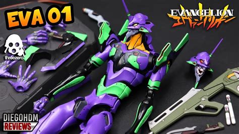 Threezero Evangelion Eva 01 Robo Dou Review Br Diegohdm Youtube