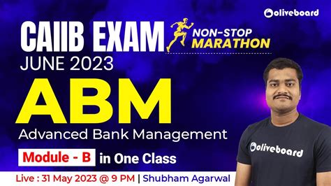 Caiib Abm Module B Marathon Session Abm Marathon Caiib Exam June