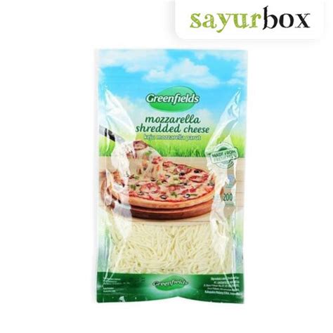 Jual Greenfields Mozzarella Cheese Shredded 200 Gram Sayurbox Shopee