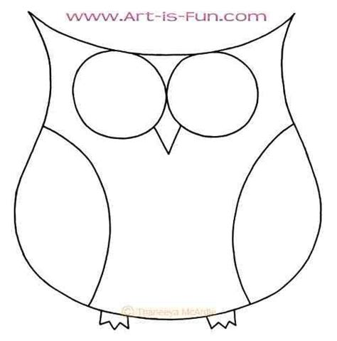 Outline Drawing Of Owl At Getdrawings Free Download