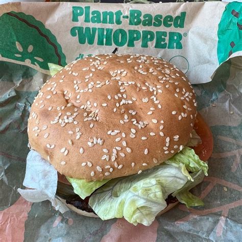 Burger King Pinerolo Italy Plant Based Whopper Review Abillion