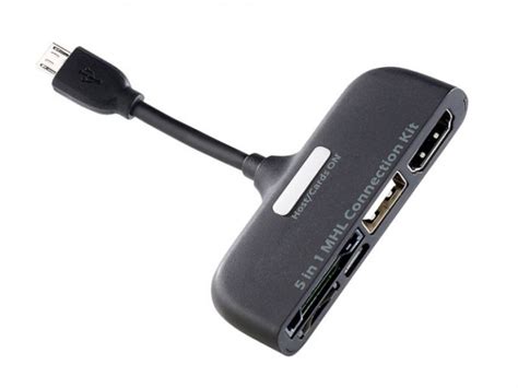 Adapter Macht Smartphone Mhl Anschluss Zur Hdmi Schnittstelle