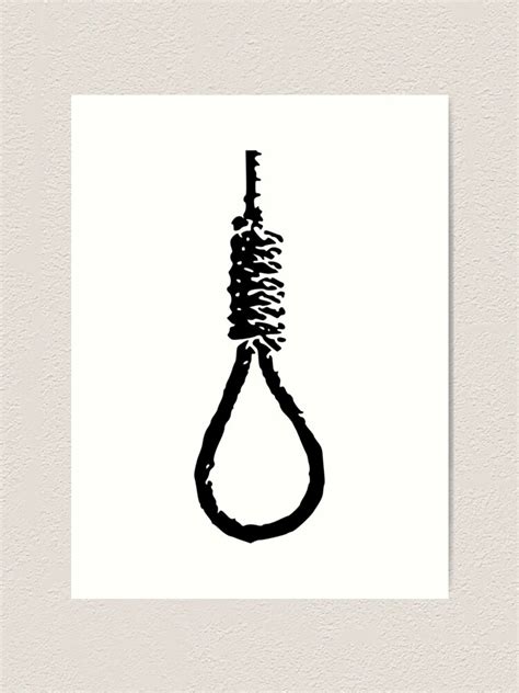 Noose Art Print By Superjamba Redbubble