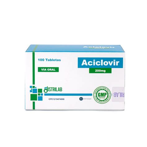 Aciclovir Distrilab Medicamentos De Calidad