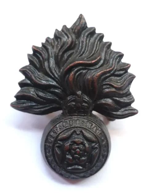 ROYAL FUSILIERS REGIMENT Cap Badge British Army Military EB394 £11.00 - PicClick UK