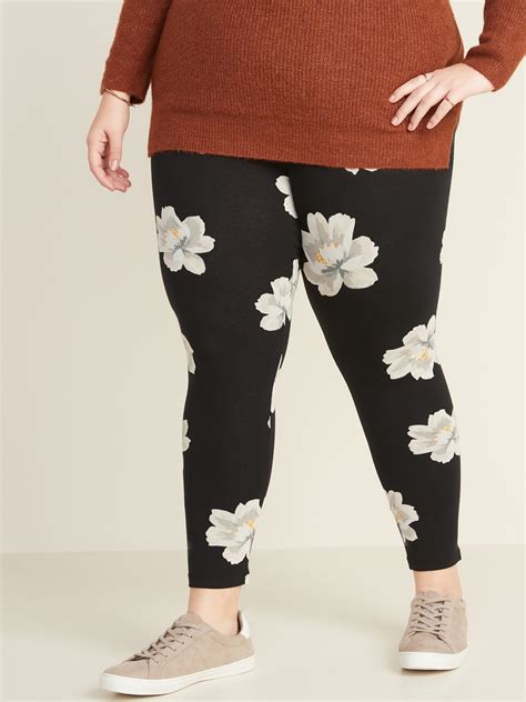 Plus Size Printed Leggings Old Navy