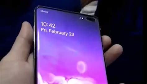 Samsung Galaxy S10 Hands On Video Leaked Digital Web Review