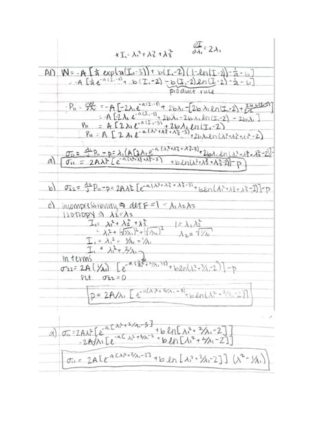 Advanced Biomechanics Homework 4 BMEN 5201 C Used Matlab Curve