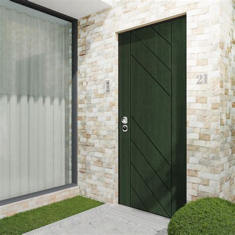 Porta Blindata Yale Maxima Verde L X H Cm Destra Leroy Merlin