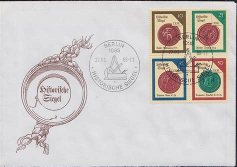 Briefmarken DDR Mi Nr 3156 59 Siegel II FDC ESST EBay