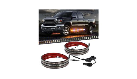 XRIDONSEN 2PCS 70 Inch Truck Emergency Strobe Lights Strip 864 LED