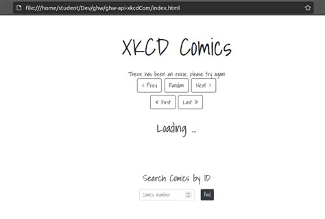 Xkcd Comic Con Devpost