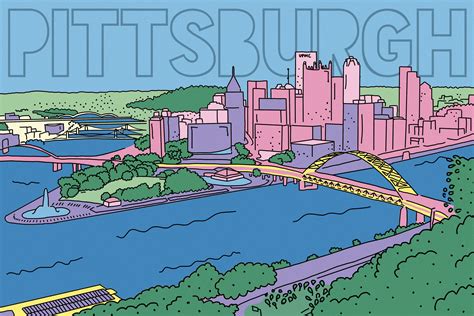 Drawing Of Pittsburgh