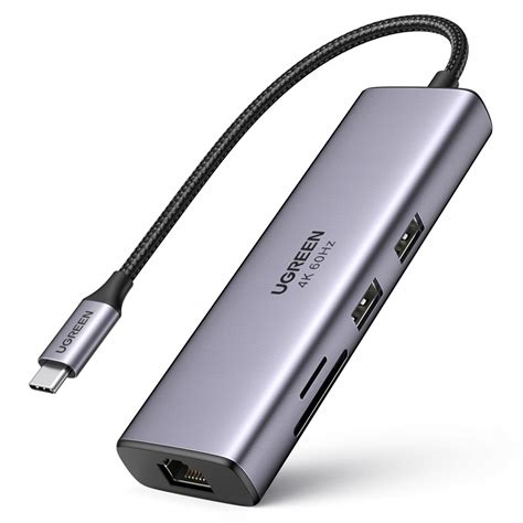 Ugreen Adapter Hub Usb C X Usb Hdmi K Sd Rj Sd