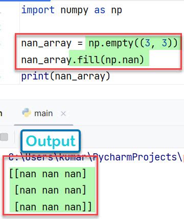 How NumPy Create Nan Array In Python 6 Methods Python Guides