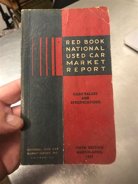 1937 Red Book National Used Car Market Report Cash Values and - Etsy