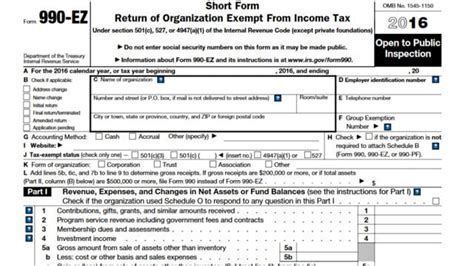 What’s New On Form 990 Non Profit Insurance Services