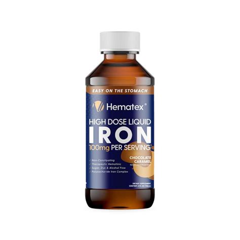 Iron Supplement Hematex By Llorens Pharmaceutical 100mg Polysaccharide Iron Complex Liquid