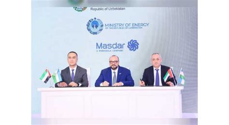 Masdar Celebrates Groundbreaking On Uzbekistans First Wind Farm And Agrees To Extend Project