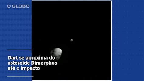 Momento Em Que Nave Da Nasa Colide Com Asteroide Dimorphos Vídeo