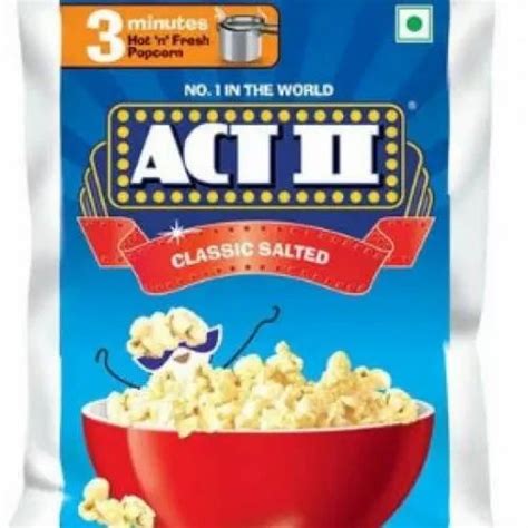 Act II Classic Salted Popcorn at ₹ 9/packet | Popcorn in Hyderabad | ID: 22407087188