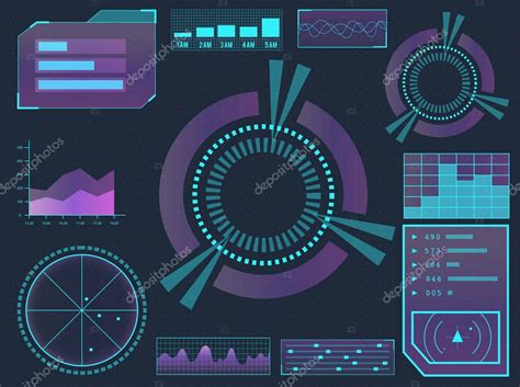 HUD Elementos Ciencia Ciencia Ciencia Ciencia Futurista Interfaz De