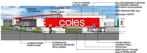 Amended Plans Coles Supermarket Cafe Liquorland And