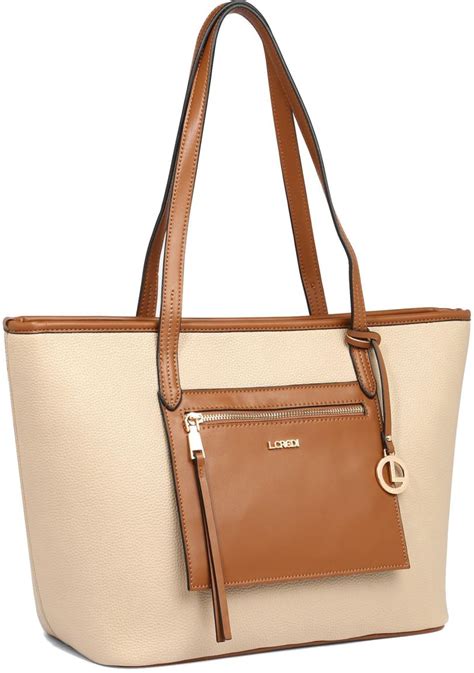 L Credi Shoppingbag Janka Leichtgewicht Macadamia Beige