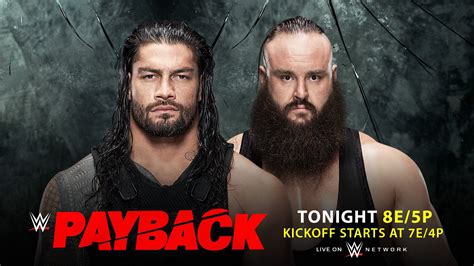 WWE Payback 2017 Match Card Previews Start Time And More WWE