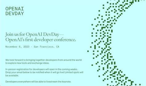 Openai 世界の開発者を招集する「openai Devday」11月開催 ライブ配信もあり Ledge Ai