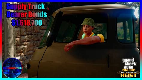 GTA Online Cayo Perico Heist Supply Truck 1 618 700 Bearer Bonds