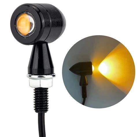 Clignotant Led Pour Moto Mini Balle Clignotant Ambre Indicateur