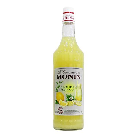 Monin Cloudy Lemonade Syrup 1000ml Beans N Berries