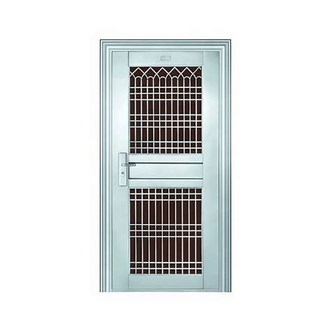 Silver Polished Stainless Steel Door For Residential And Commercial At