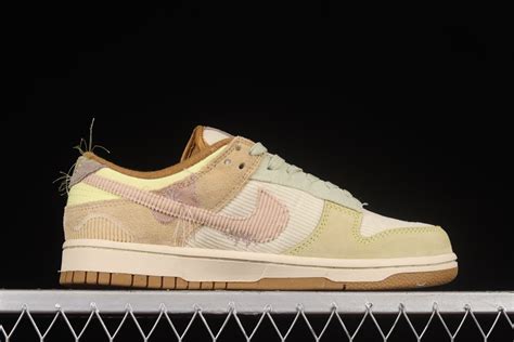 Dq5076 121 Nike Dunk Low “on The Bright Side” Sail Beige Brown