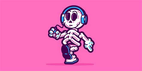 Animated Clipart Skeleton