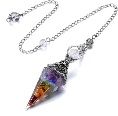 Gehecrst Schmuck Edelstein Pendel Steine Pendulum Pendel Anh Nger Mit