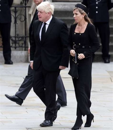 Boris Johnson E La Moglie Al Funerale Della Regina Elisabetta Dago