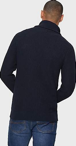 Threadbare Stehkragenpullover In Dunkelblau Bestellen