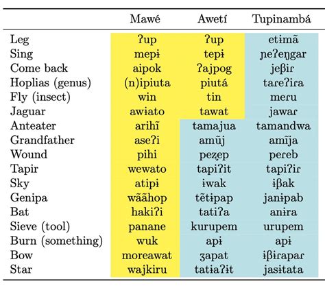 Investigating kinships of the Tupí-Guaraní language family