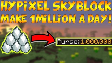 Hypixel Skyblock Op Coin Farm Million Per Day Best Coin